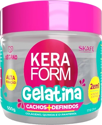 Gelatina Keraform Cachos Definidos 1x500g