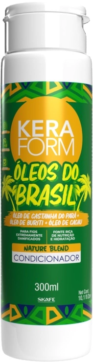 Cond Skafe Keraform 300ml Oleos Do Brasil