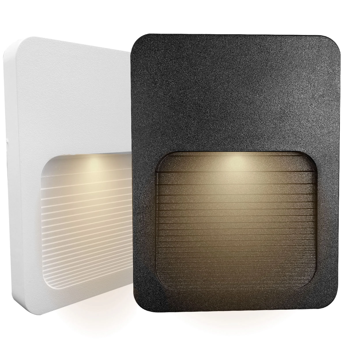 Balizador Embutir Lâmpada Led Parede 12cm 2w Branco - Branco Quente