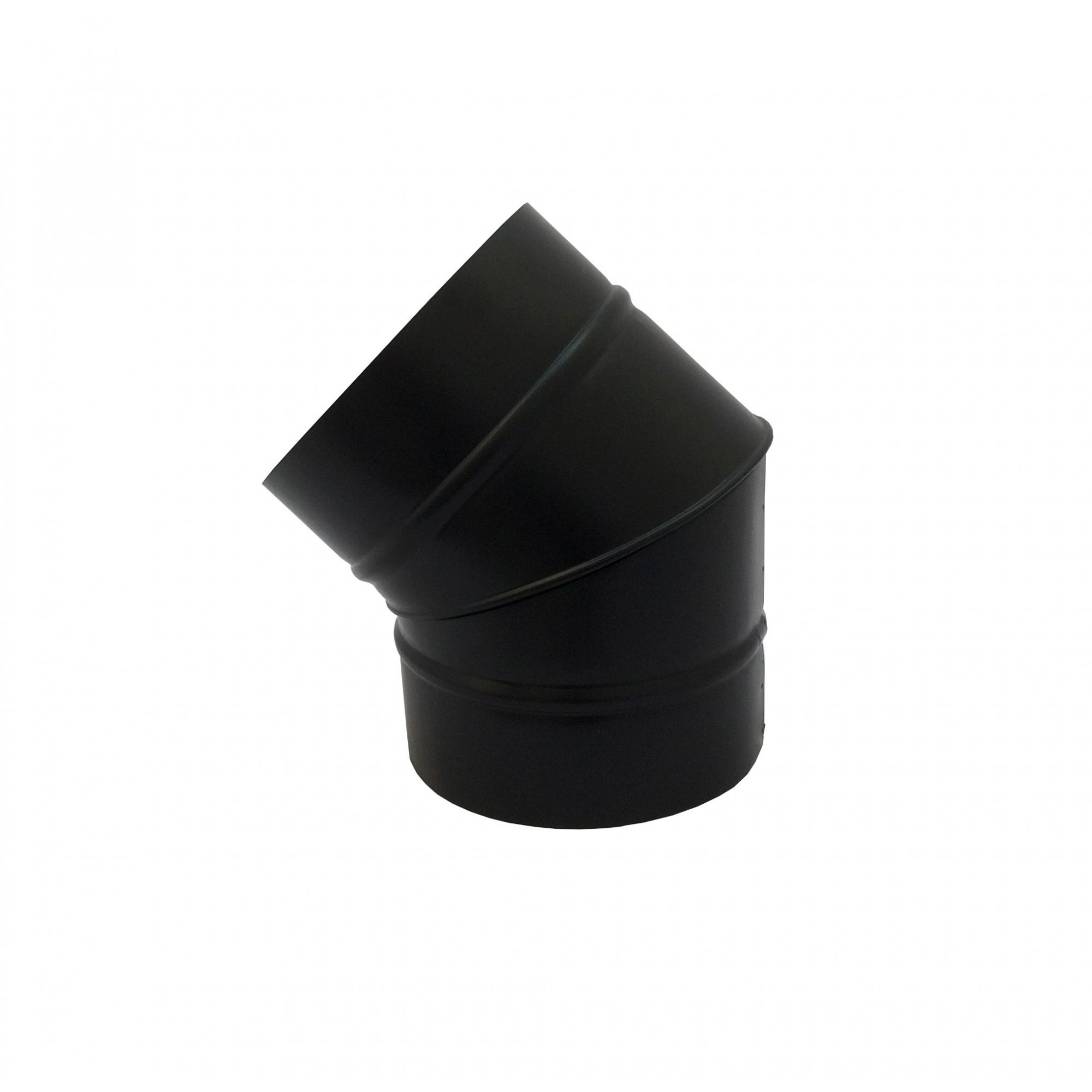 Curva 45° Preta De 100 Mm De Diâmetro