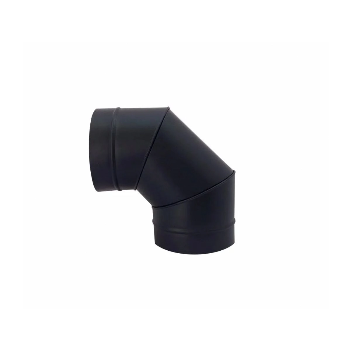 Curva/cotovelo Preta 90° 150mm De Diâmetro Para Chaminé Churrasqueira
