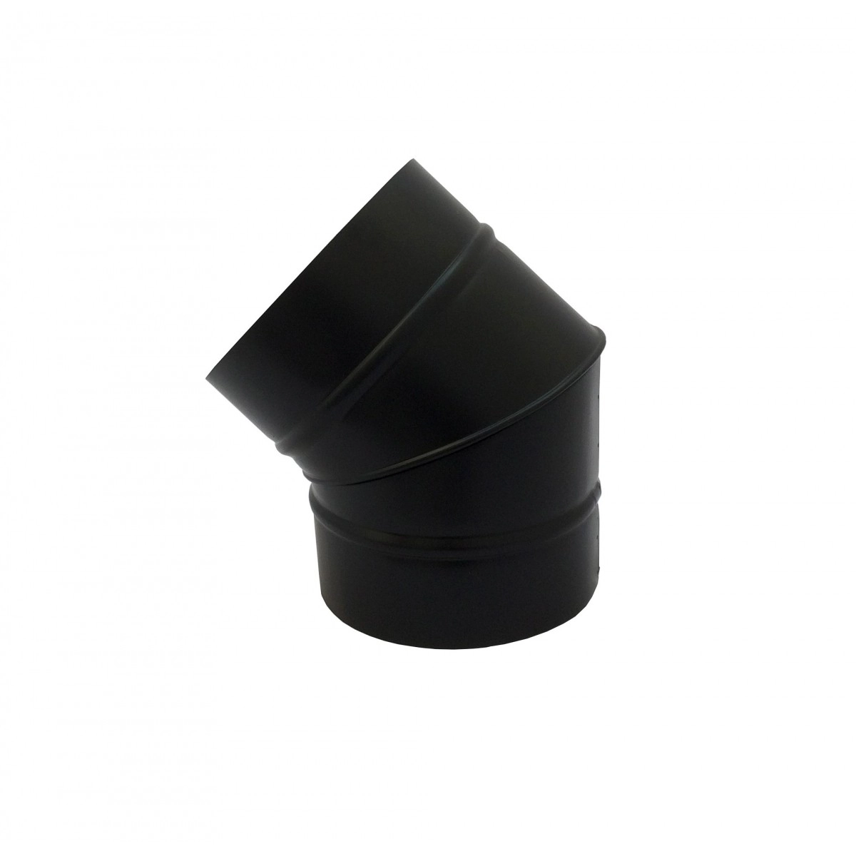 Curva 45° Preta De 150 Mm De Diâmetro