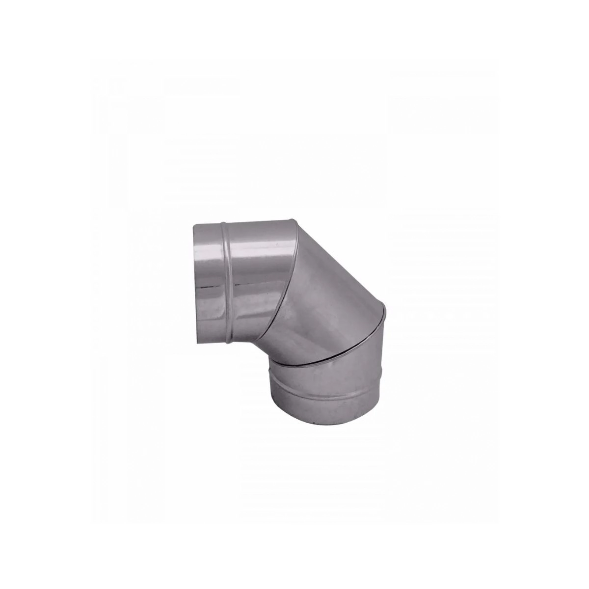 Curva/cotovelo Galvanizada 90° 200mm De Diâmetro Para Chaminé