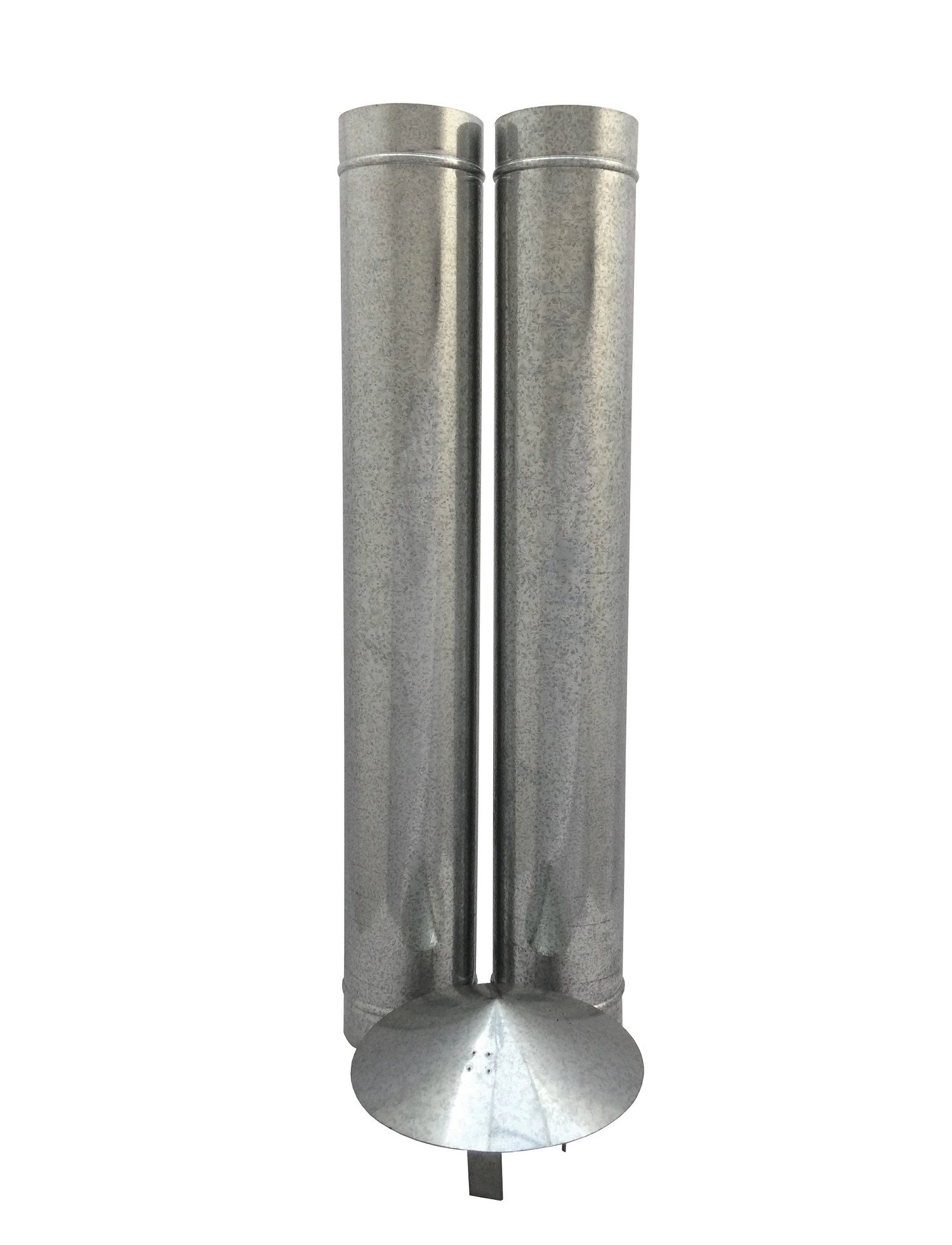 Duto Galvanizado 100mm Com Chapéu Chinês 1 20m