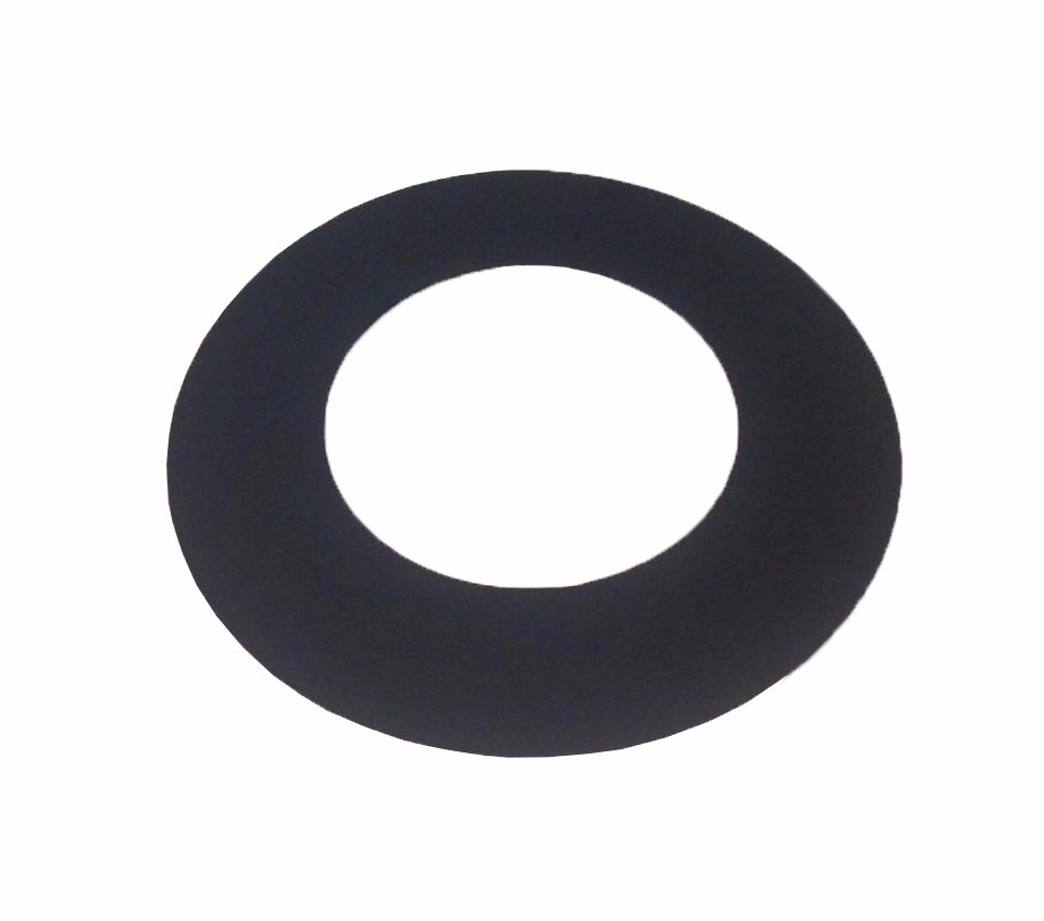Anel De Acabamento Preto Para Laje Ou Parede Para Dutos De 130 Mm De Diâmetro