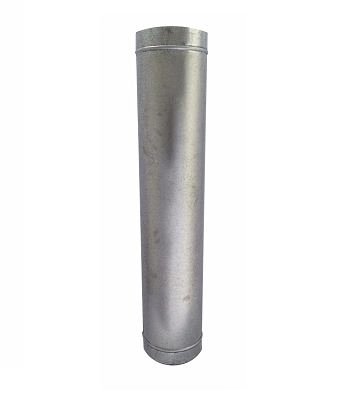 Duto Galvanizado Para Chaminé De 100mm De Diâmetro Com 60cm De Altura