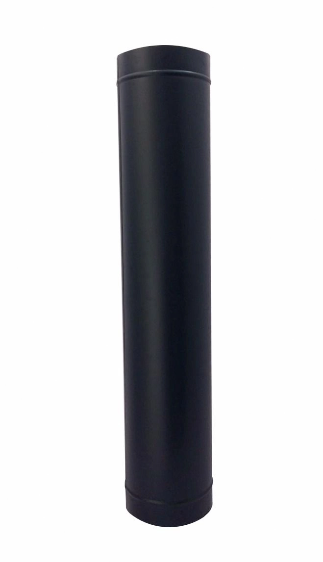 Duto Preto Para Chaminé De 250 Mm De Diâmetro Com 60 Cm De Altura