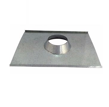 Rufo Colarinho De Telhado Galvanizado Para Chaminé De 115 Mm De Diâmetro