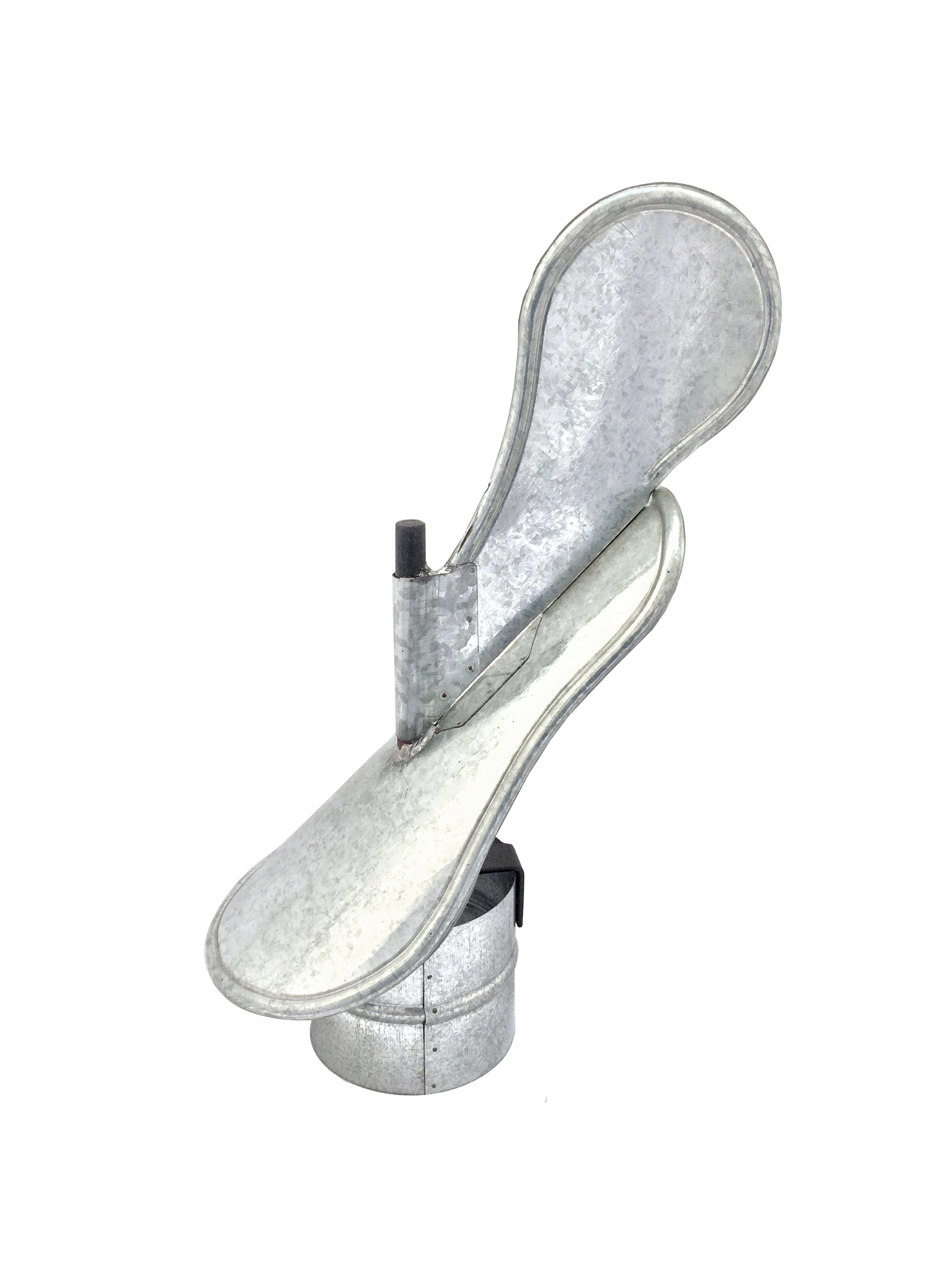 Chapéu Giratório Leme Galvanizado De 255 Mm De Diâmetro
