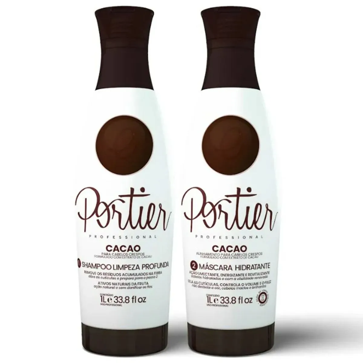 Portier Cacao - Kit Duo 1000ml (2 Produtos)