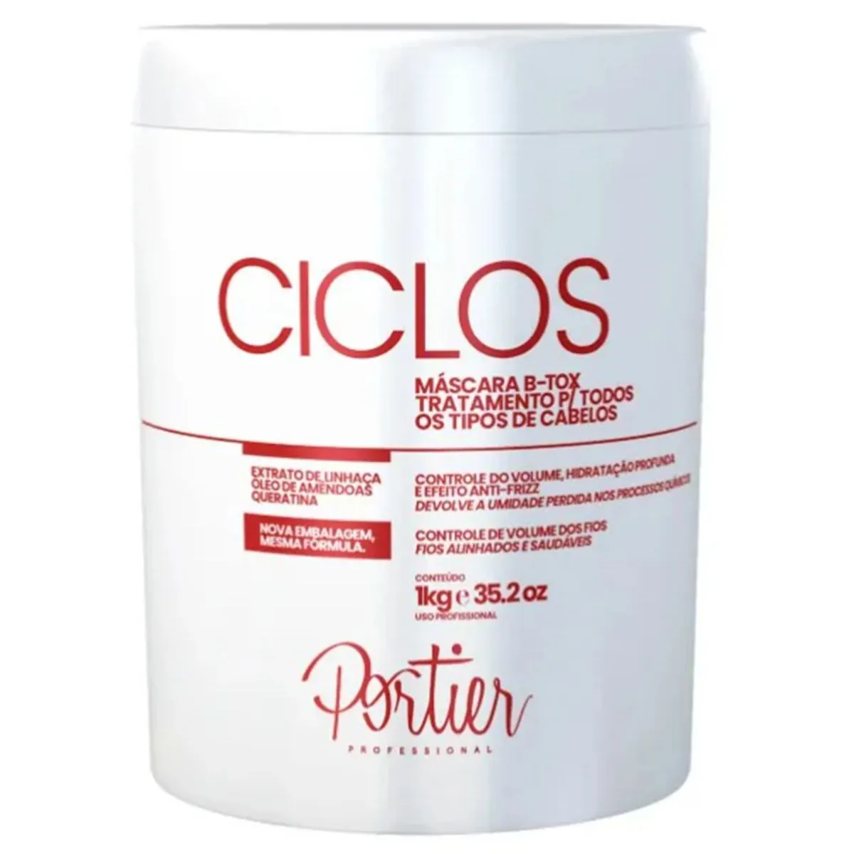 Portier Ciclos Mask B-Tox Máscara Hidratante 1kg