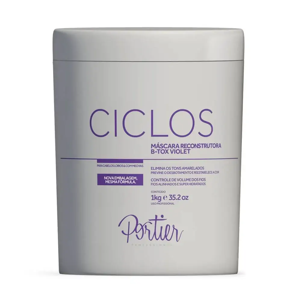 Creme/mascara Tratamento Portier Violeta Ciclos Btox 1kg