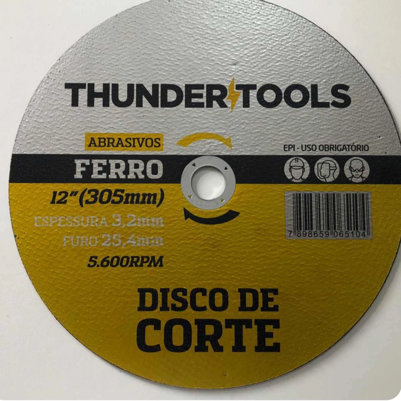 Disco De Corte Ferro 305 X 3 2 X 25 4 Mm Thunder Tools