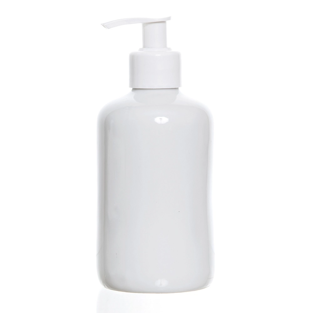 Porta Álcool-gel Sabonete Líquido Porcelana Branca