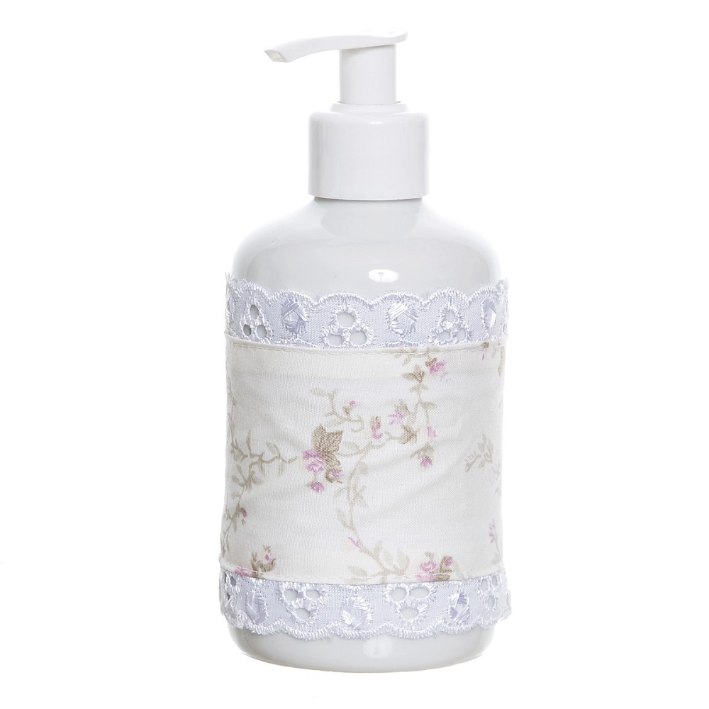 Porta Álcool-gel Sabonete Líquido Porcelana Com Capa
