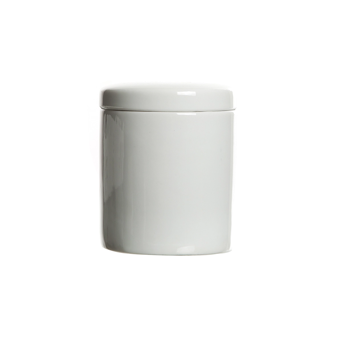 Pote Porcelana Grande Branco Higiene Bebê