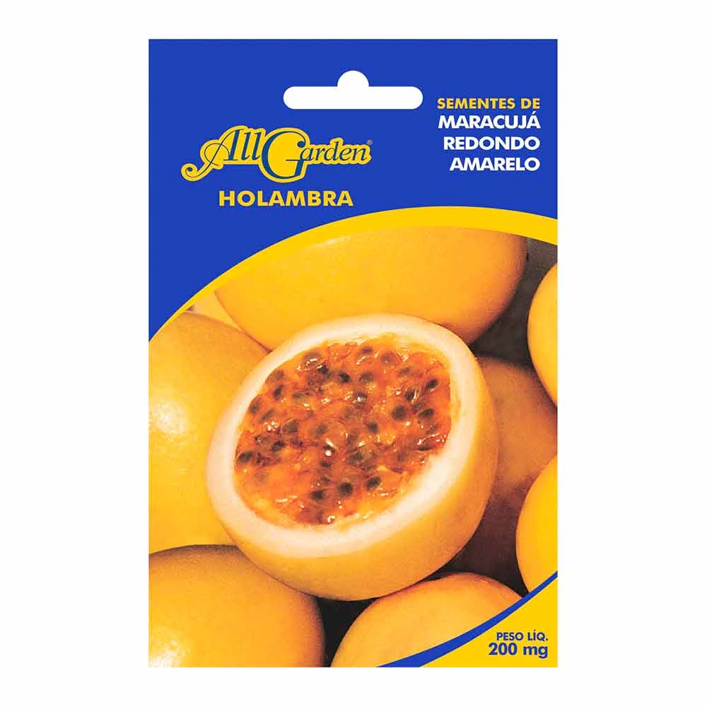 Semente Maracuja Redondo Amarelo