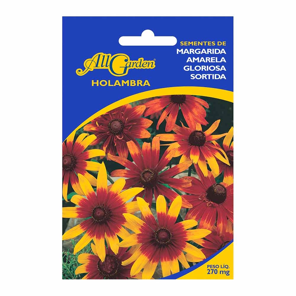 Semente Margarida Amarela Gloriosa