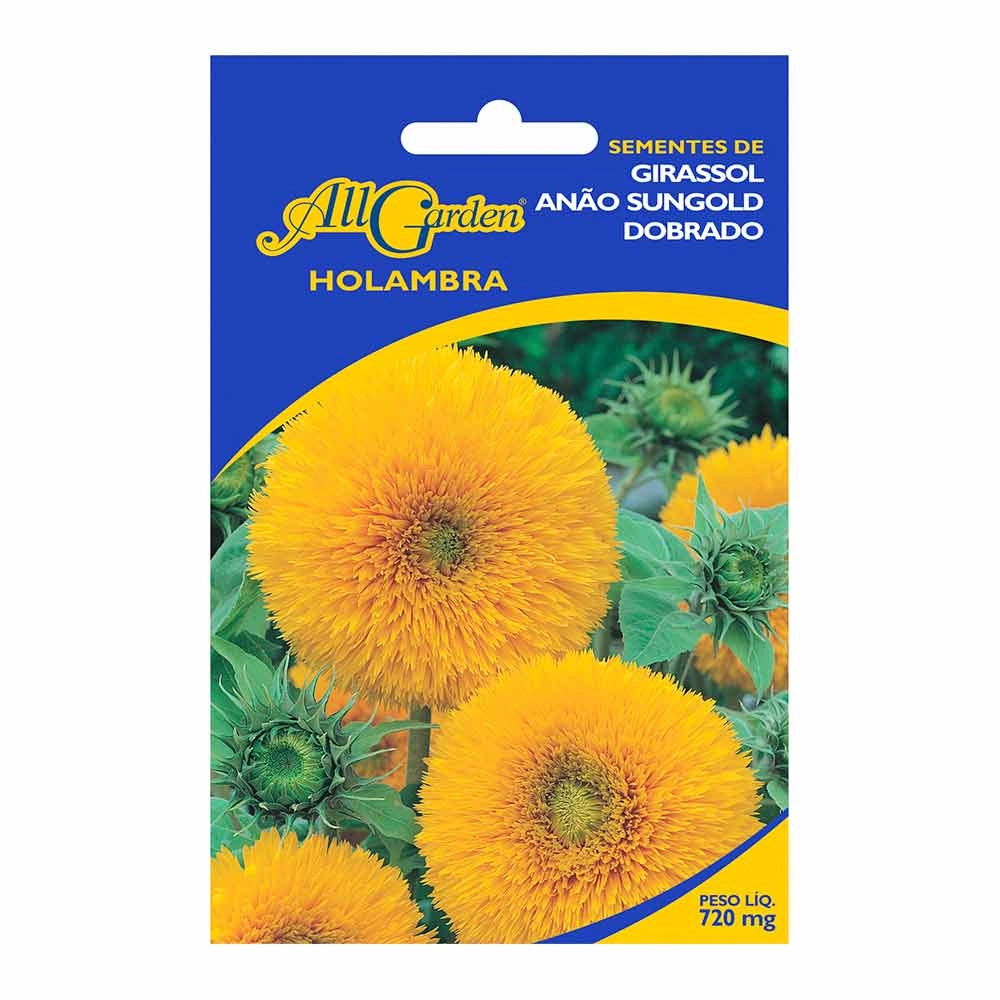 Semente Girassol Anao Sungold