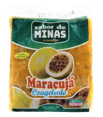 Fruta Cong.sabor Minas 120g Maracuja