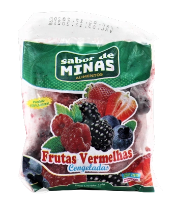 Fruta Cong.sabor Minas 120g F.vermelha