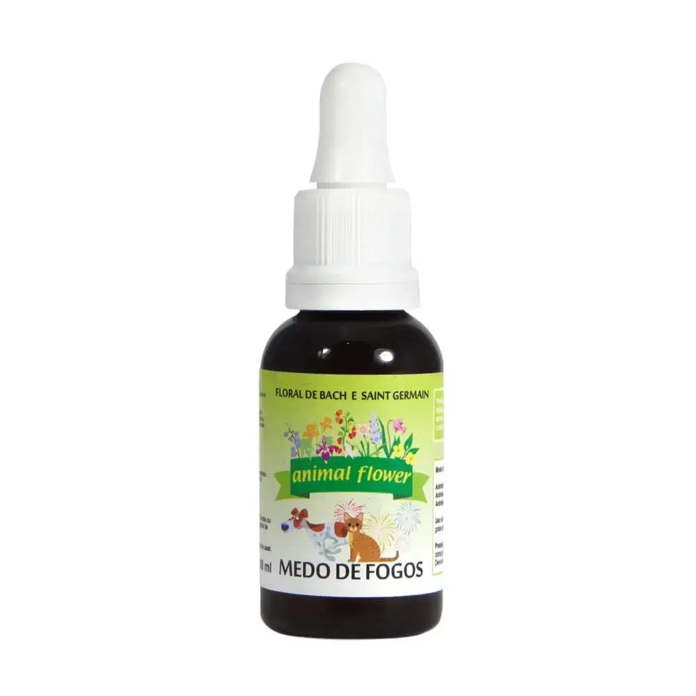 Floral Gotas Medo de Fogos Animal Flower 30ml