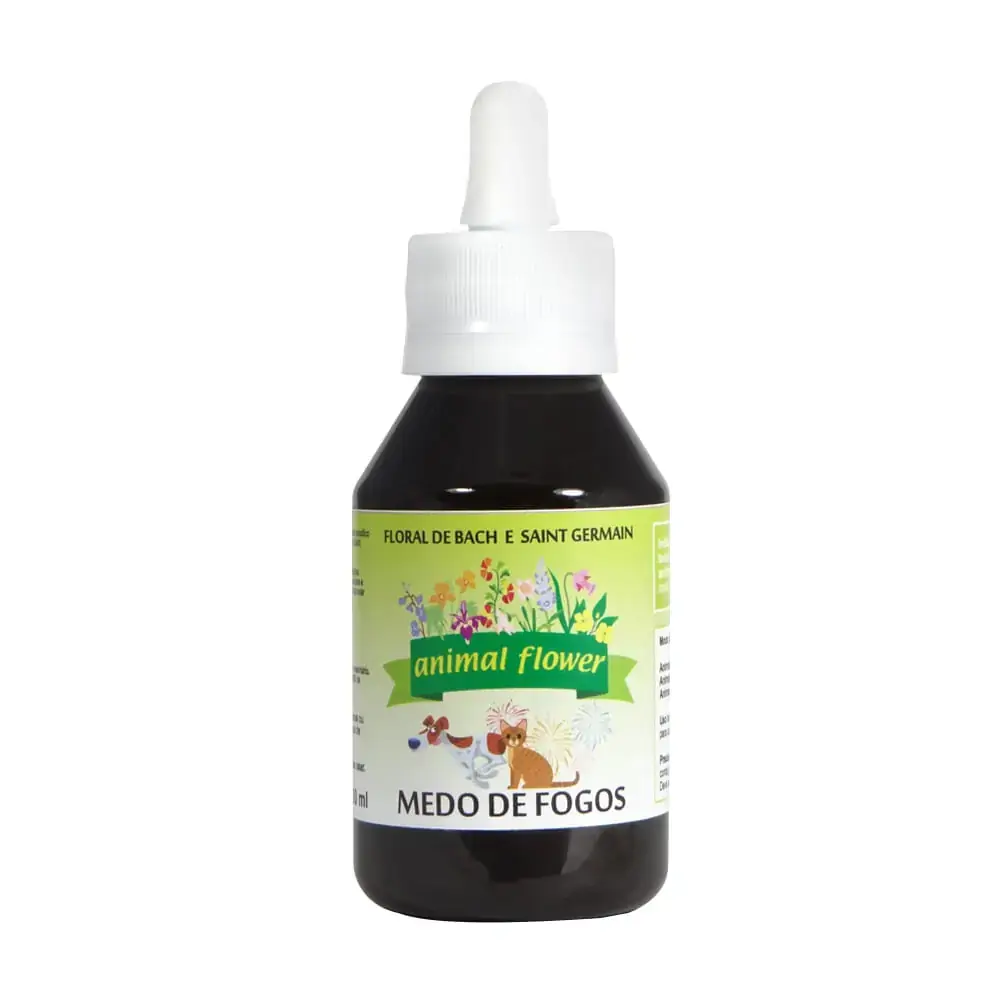 Floral Gotas Medo de Fogos Animal Flower 30ml