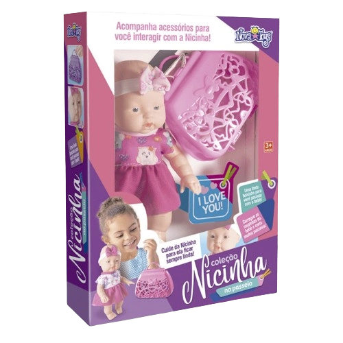 Boneca Nicinha No Passeio 1118 N Toys