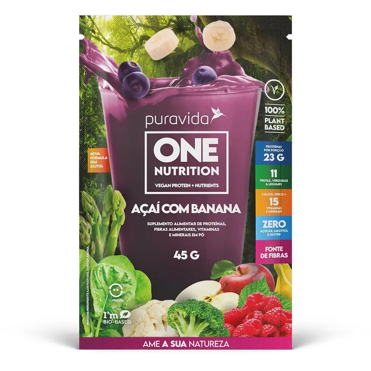 One Nutrition Sachê Acai com Banana 15g Puravida
