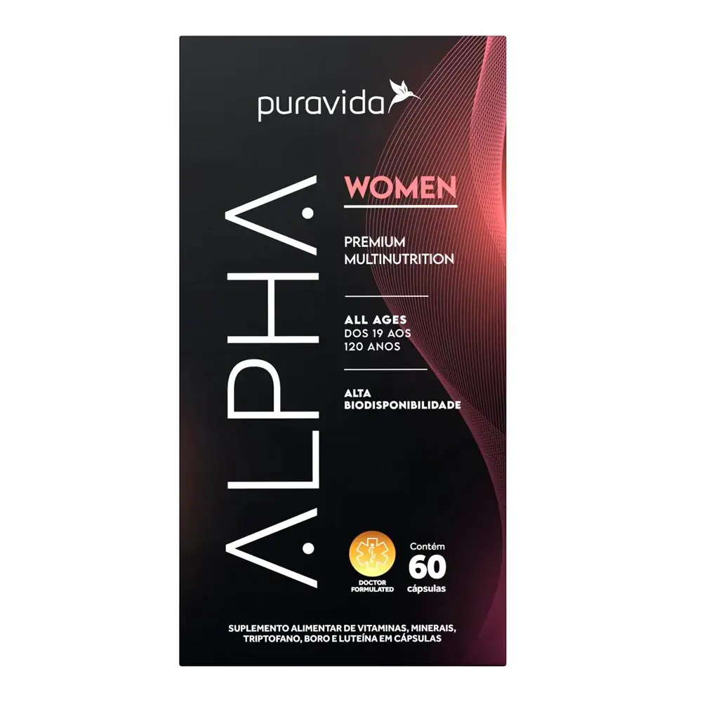 Alpha Women Polivitamínico Premium PuraVida 60 Cápsulas