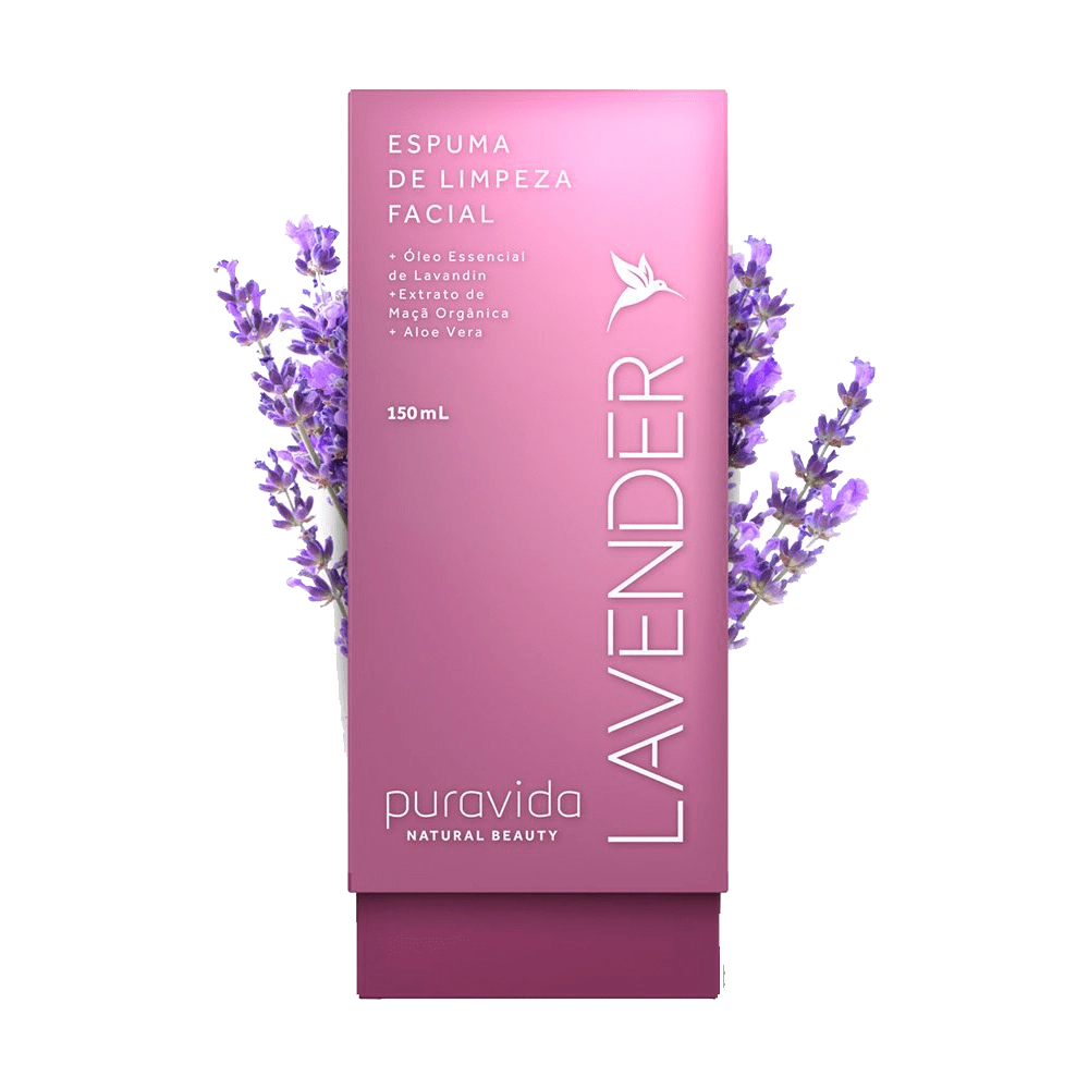 Espuma De Limpeza Facial Lavender P Vida 150ml