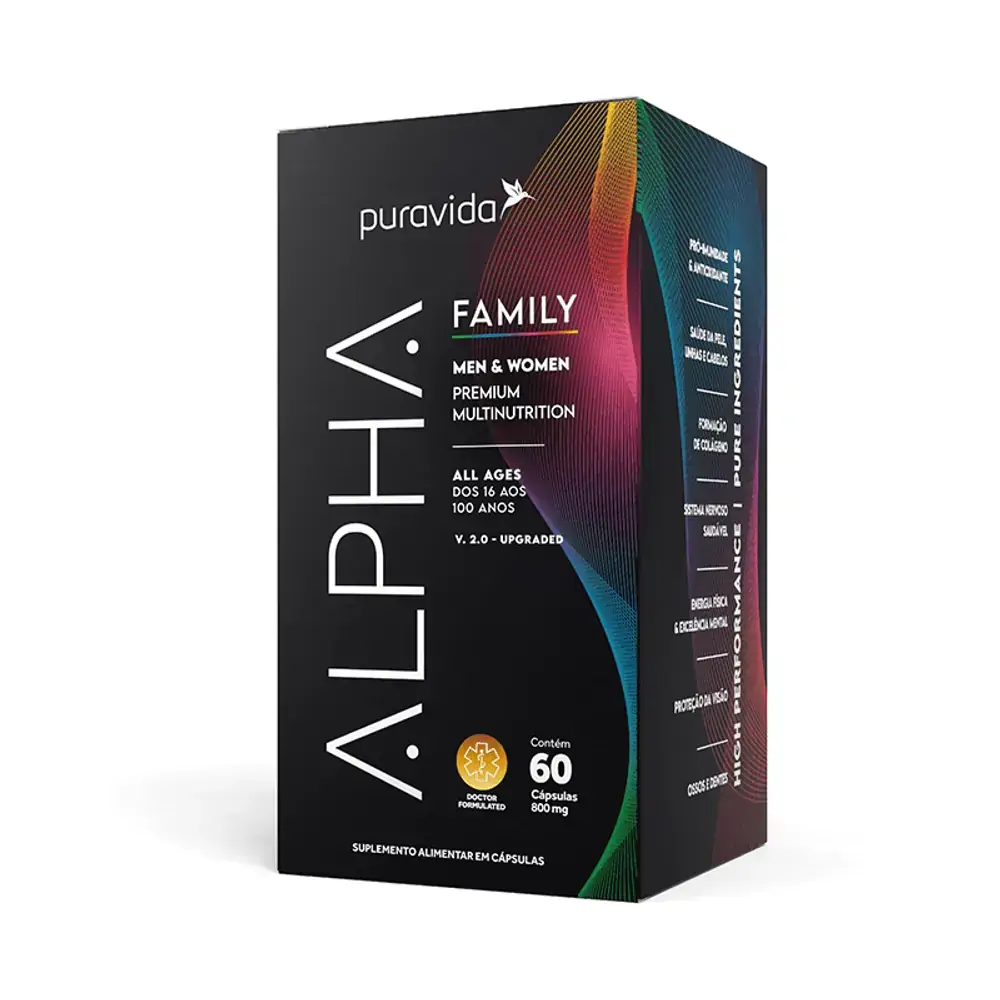 ALPHA FAMILY MEN &amp; WOMEN PREMIUM MULTINUTRITION PURAVIDA