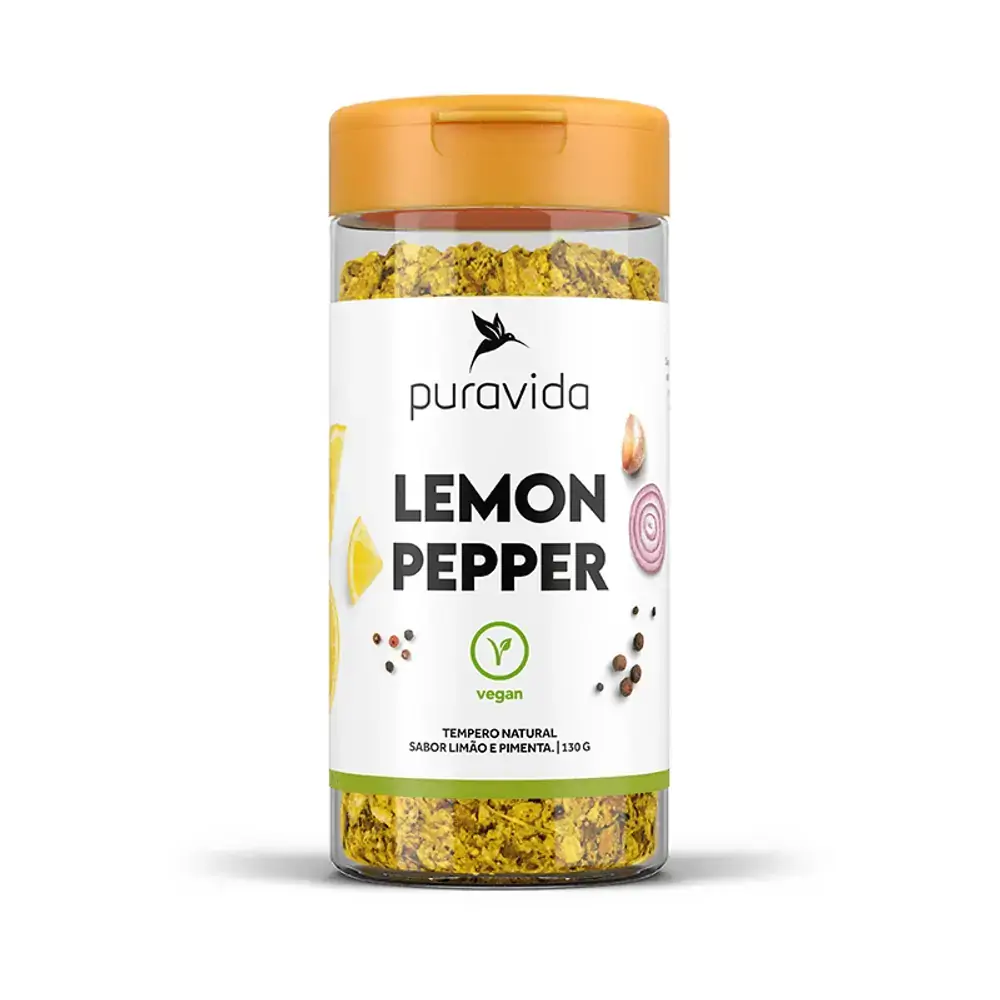 Lemon Pepper Tempero Puravida 130g