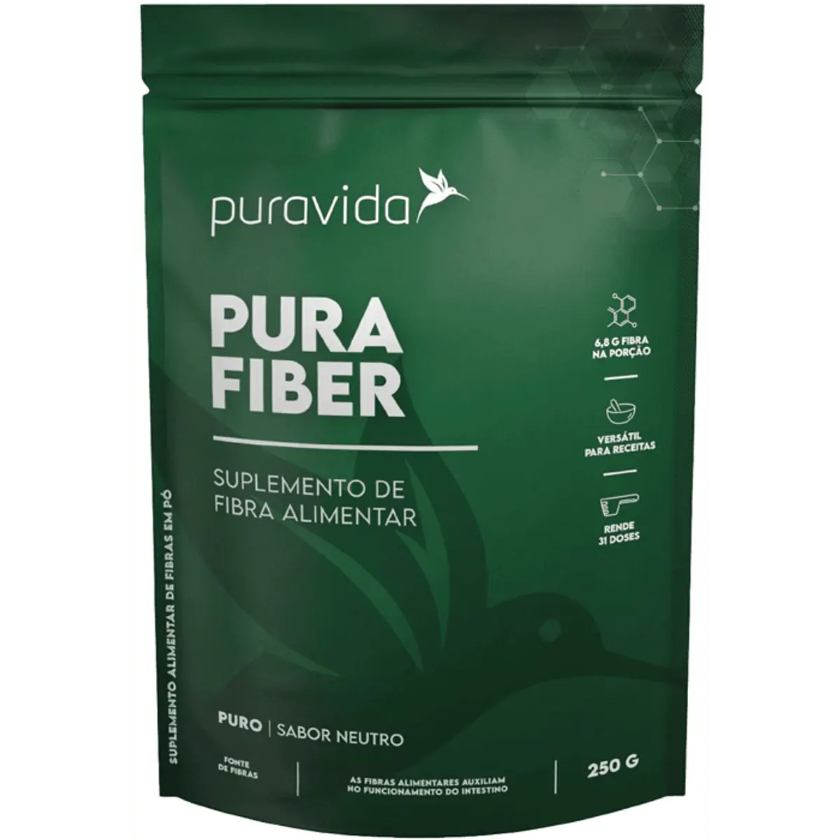 Suplemento Alimentar Purafiber Pó Neutro 250g