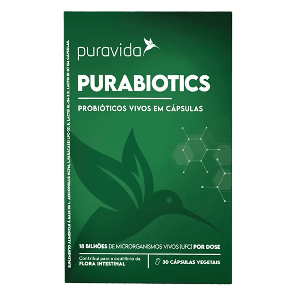 Suplemento Alimentar Purabiotics Com Probióticos 30 Cápsulas