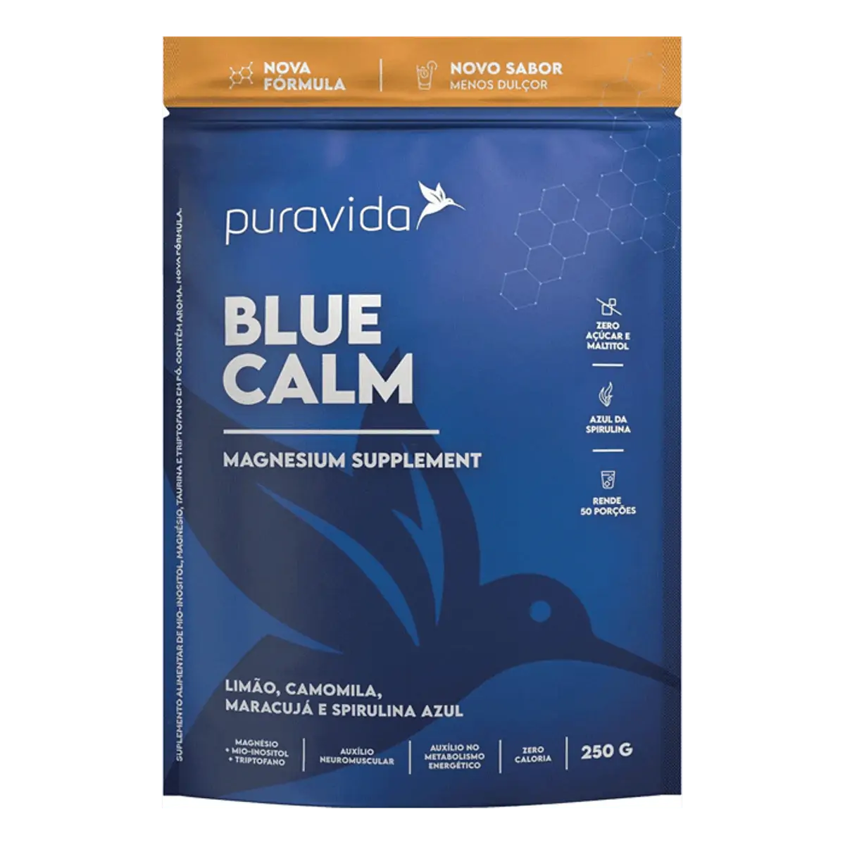 Blue Calm Spirulina Azul Puravida 250g