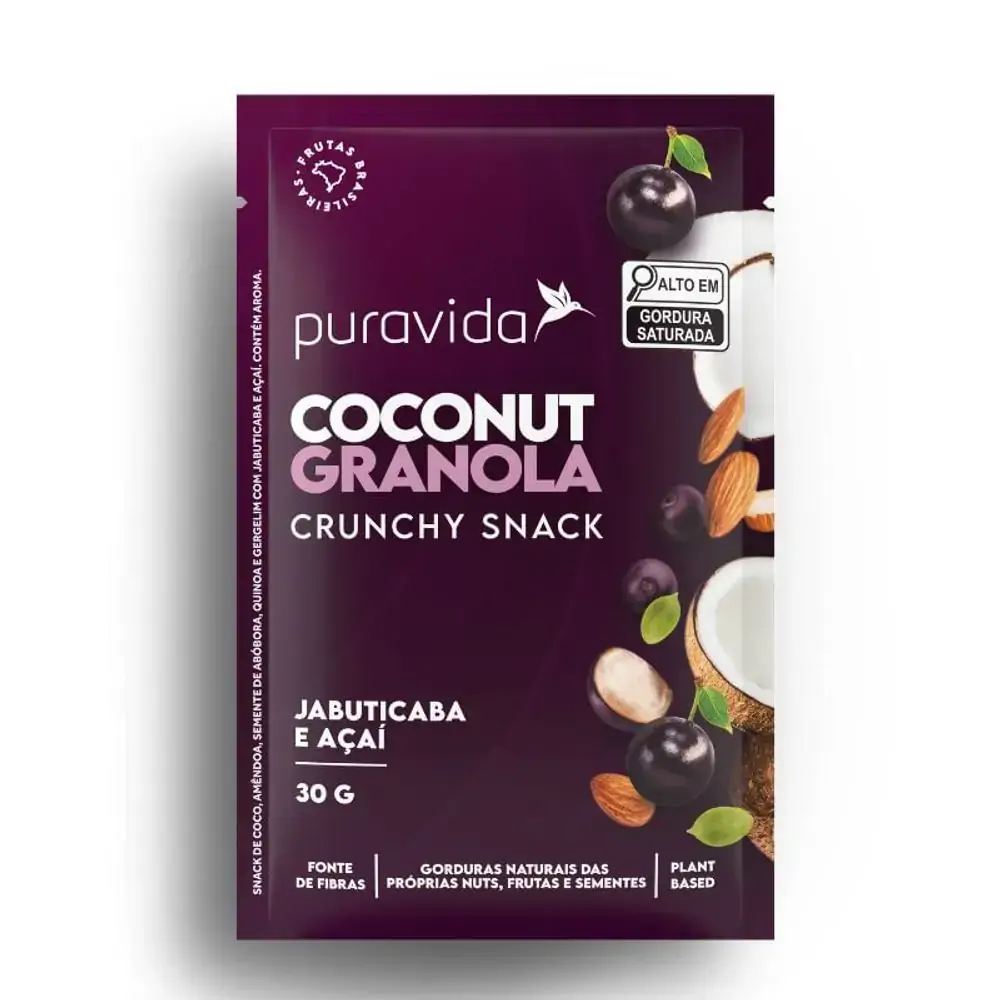 Granola Coconut Jabuticaba Pura Vida 30g