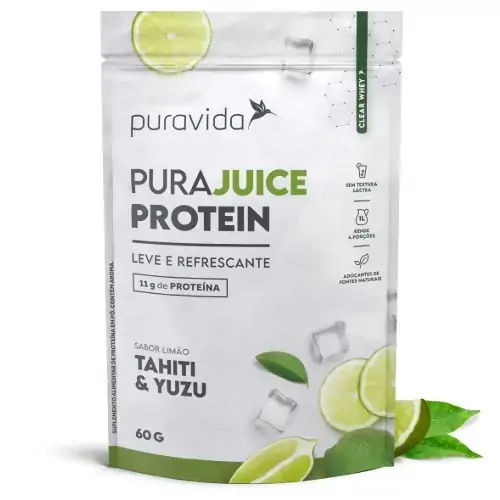Purajuice Protein Tahiti E Yuzu Puravida 60g