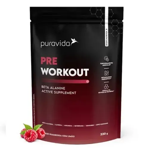 Beta Alanine Pre Workout Puravida 220g