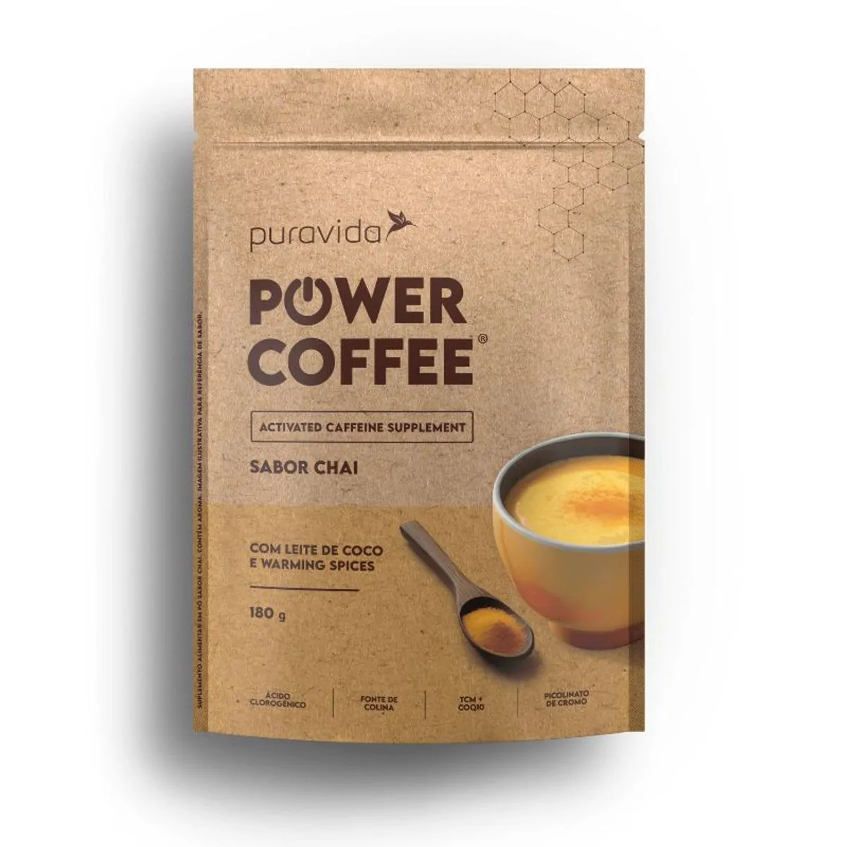 Power Coffee Chai Puravida 180g