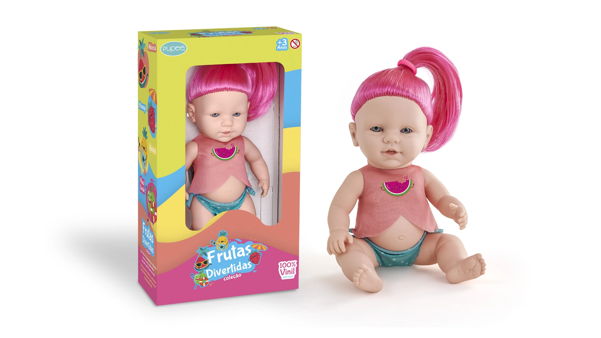 Boneca Cheirinho Fruta Melancia 1075 Puppe