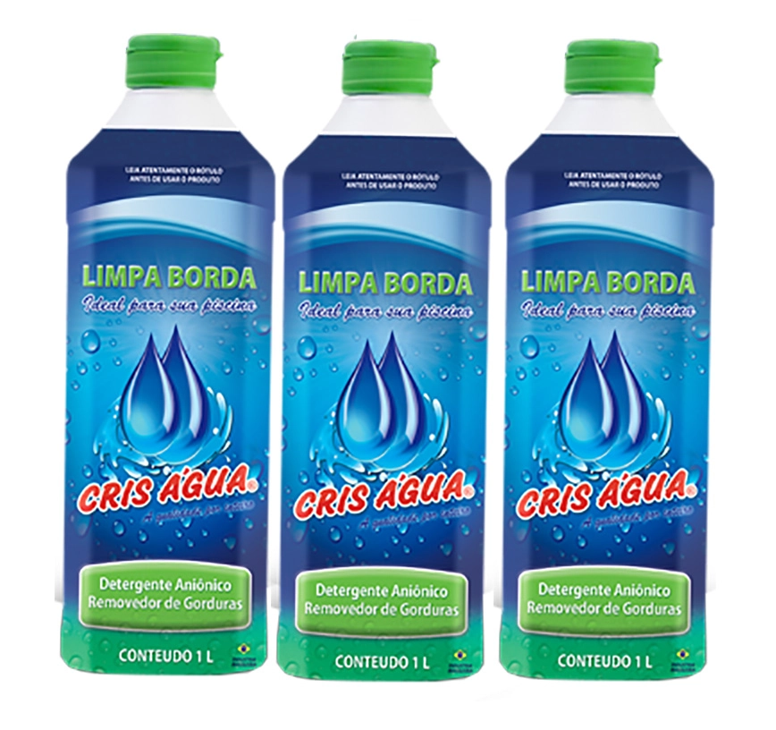 3 Limpa Bordas 1 Litro Cris Água