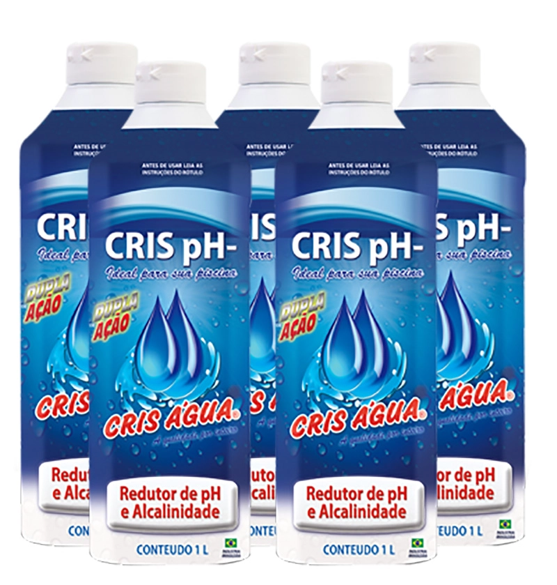 5 Redutor  De Ph 1 Litro Cris Água