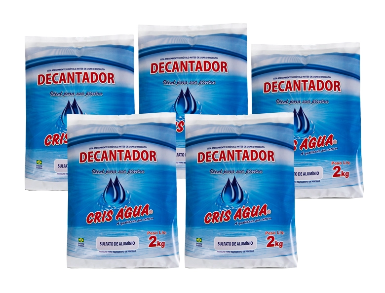 10 Sulfato De Alumínio 2kg Cris Água