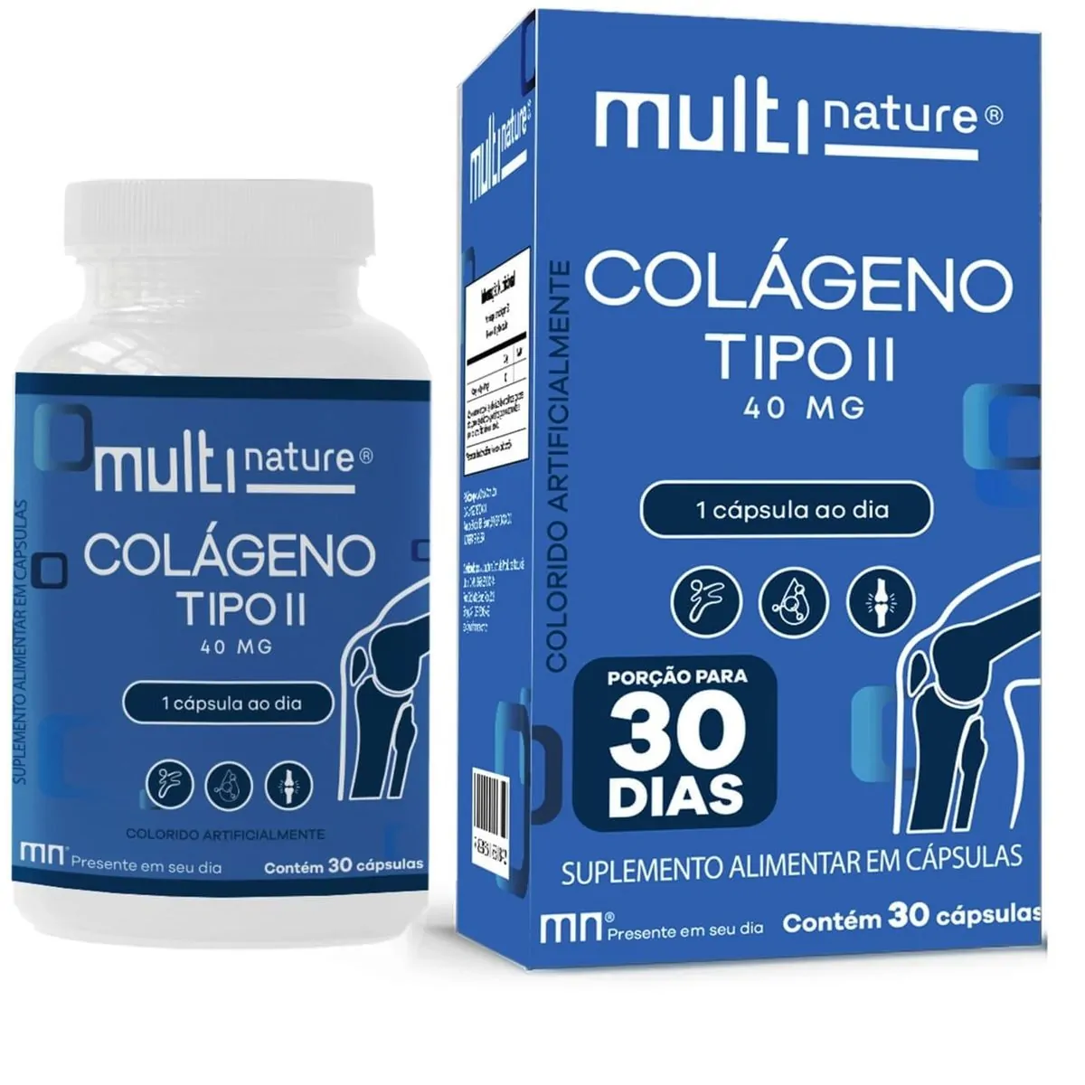Colágeno Tipo II C/30 Cápsulas - Multinature