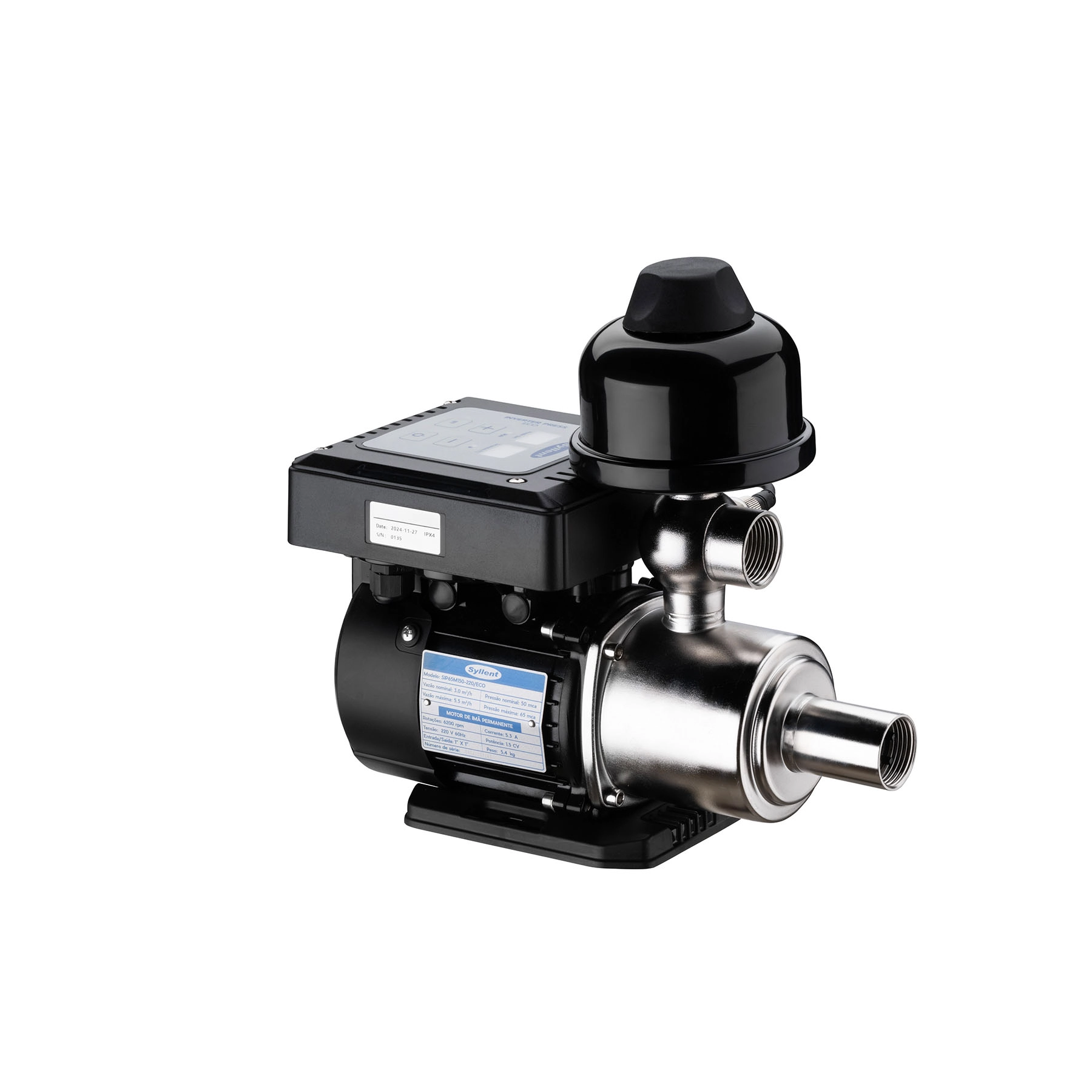 Bomba Pressurizadora de Água 1/2CV 220V SIP65M050-220/ECO Syllent