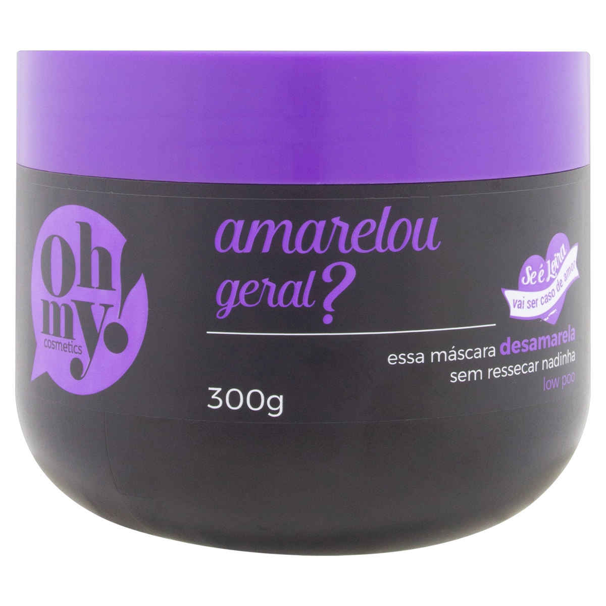 Máscara De Tratamento Oh My Cosmetics Amarelou Geral? Pote 300g