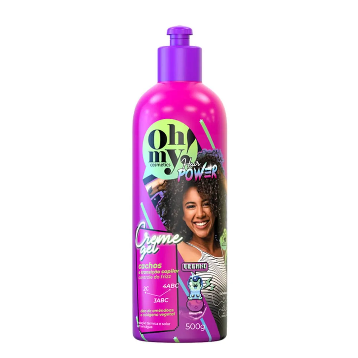 Creme De Pentear Gel Oh My Power 500g