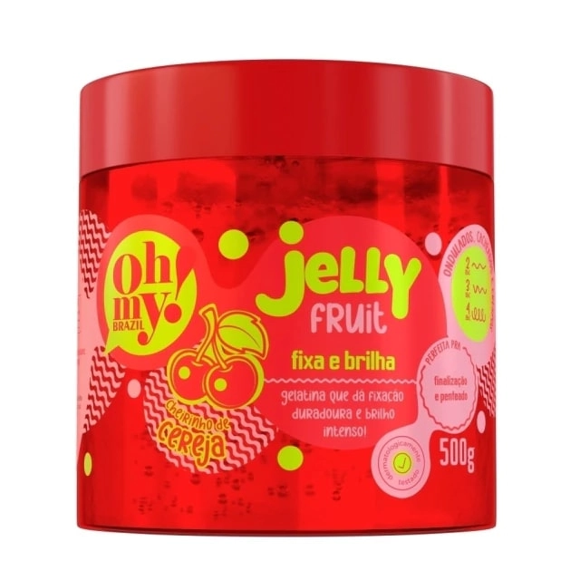 Gelatina Jelly Fruit 500g Fixa E Brilha Oh My