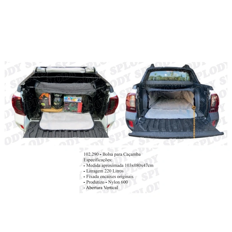 Bolsa para Caçamba Vertical 220 Litros - SPLODY 102290